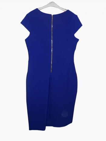  Robe bleue Dos fermé