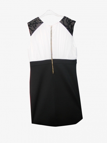 Robe mixte blanc noir
