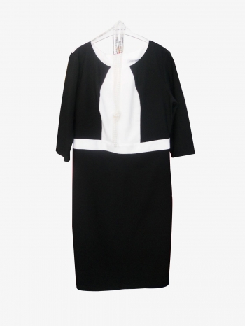 Robe mixte blanc noir