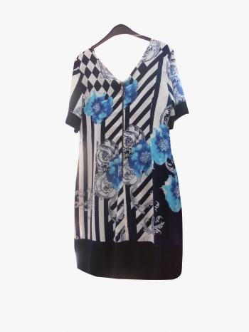  robe avec motif fleuri