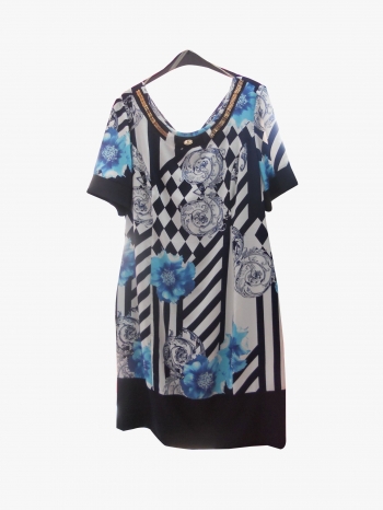  robe avec motif fleuri