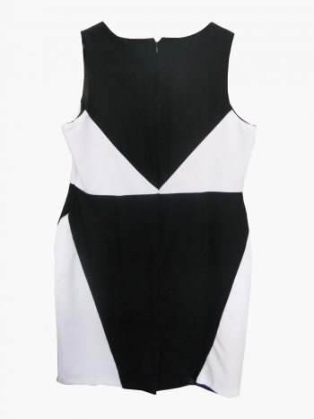  Robe Panache Noir et blanc