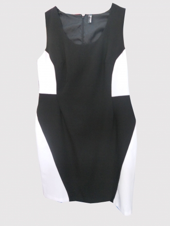  Robe Panache Noir et blanc