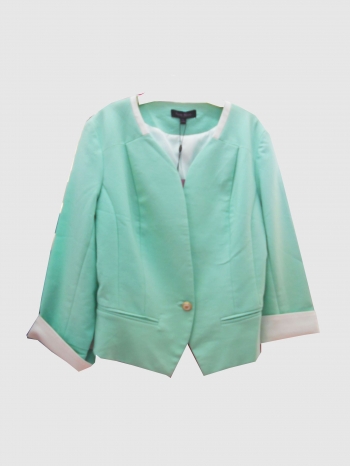  Veston green One Button