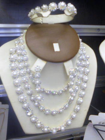  Collier en perle sautoirs 