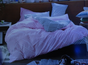  Drap coton imprimé Rayure