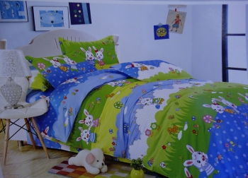  Drap imprimé Lapinou