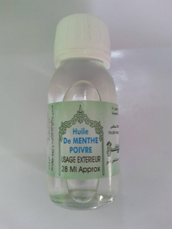  huile de menthe poivré