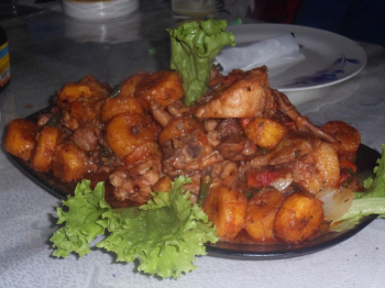  Poulet braise ou pane  ou dg
