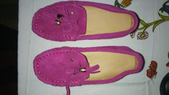  Mocassins din Rose