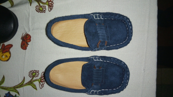  Mocassins din bleus