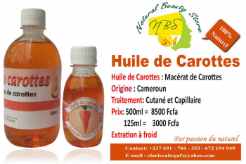  Huile de carottes 