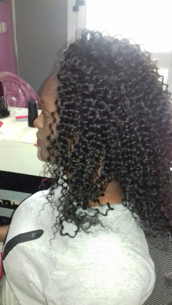  Coupe métissée avec mèche de 30000