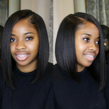  Coupe carré plus mèche 