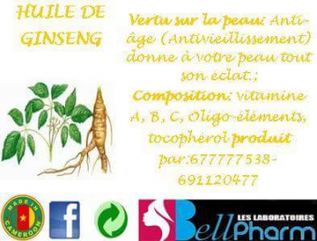  Huile de Ginseng