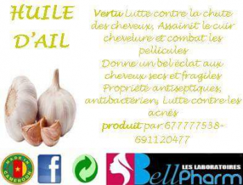  Huile d'ail