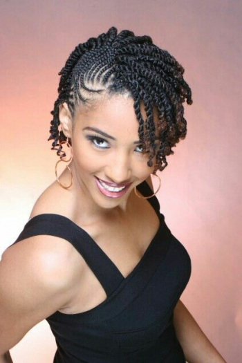  Natte sur cheveux nappy 