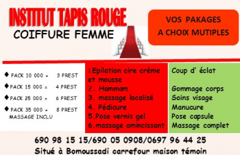  Tapis rouge à votre service