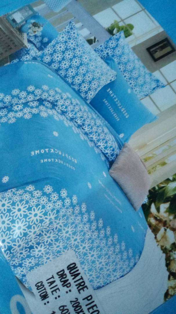  Draps 2 places 100% coton