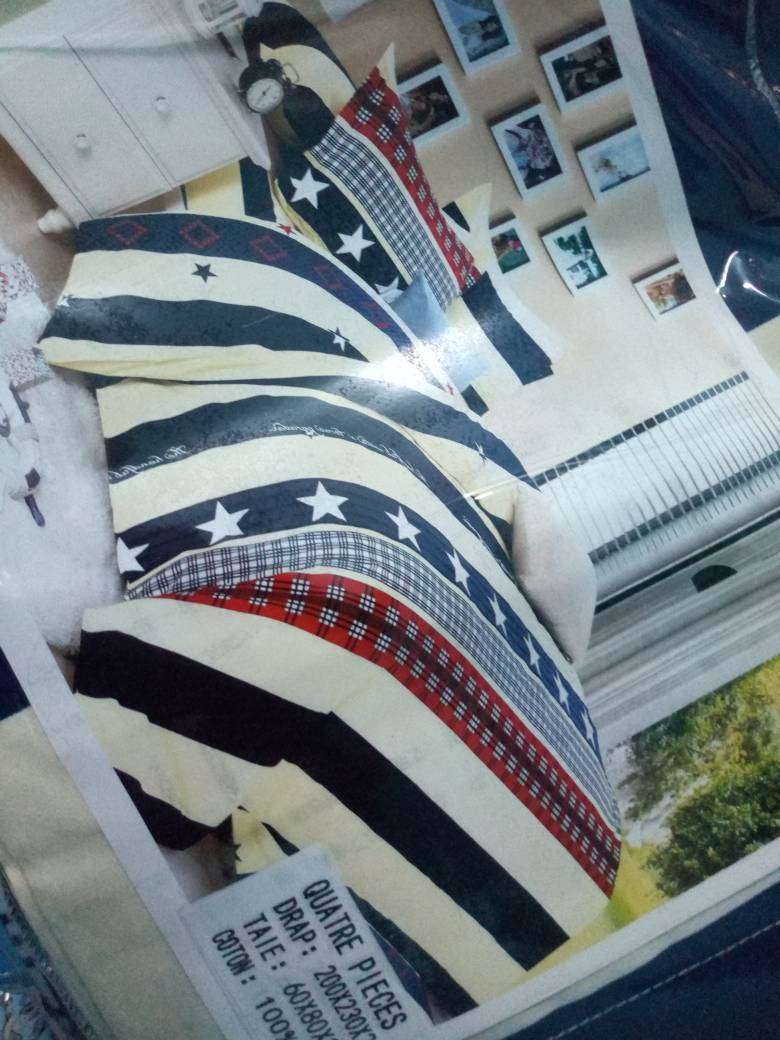  Draps 2 places 100% coton