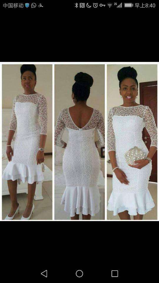  Robe dentelle blanche