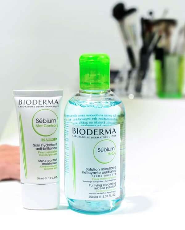  eau micellaire et creme BIODERMA SEBIUM