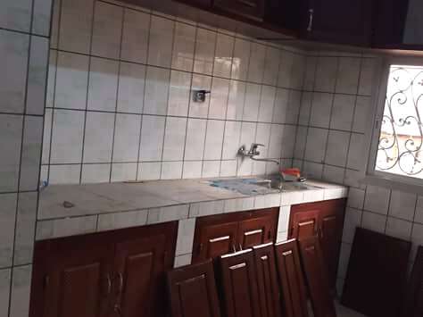  2ch 1sl 1cui 2dh securite 7/7 novellement contrut eau de forage jour&amp;nuit disponible dans li'mmeuble