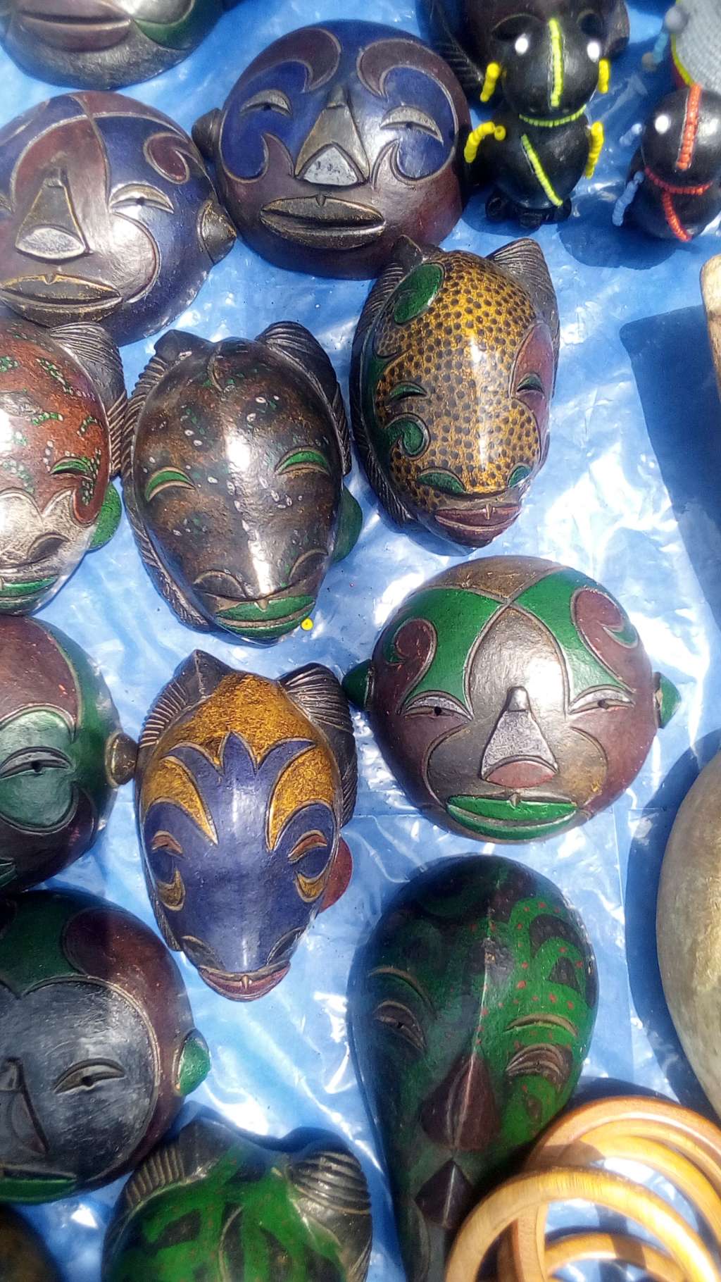  Boucles, masques Fang, masque Tikar, masque zebre