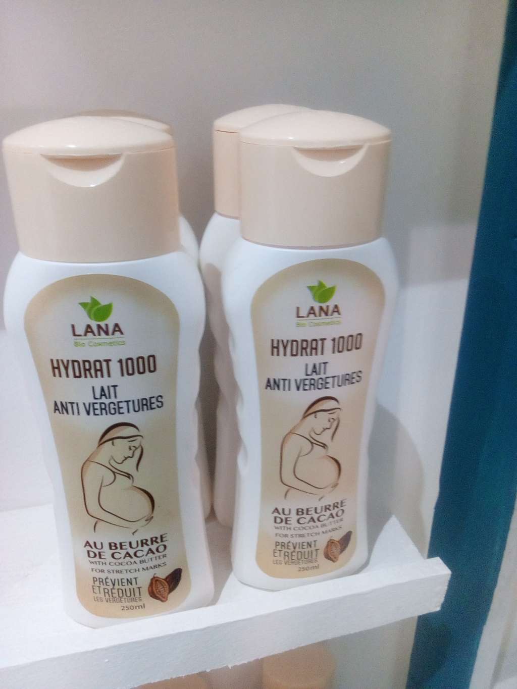  Lait anti - vergetures, package Bebe, eau de cologne   