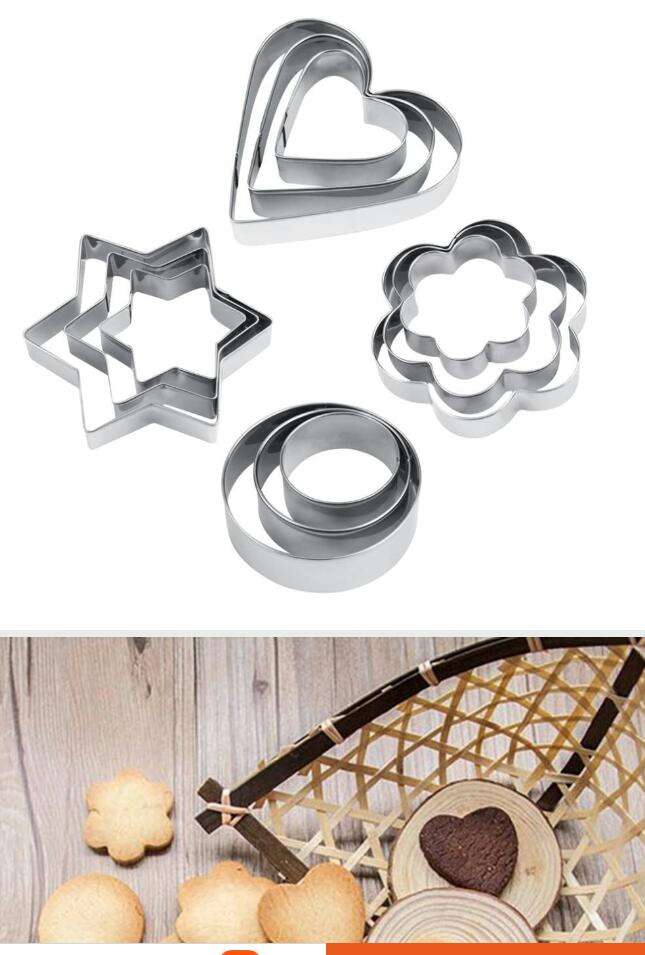  12 emportes pieces pour biscuits