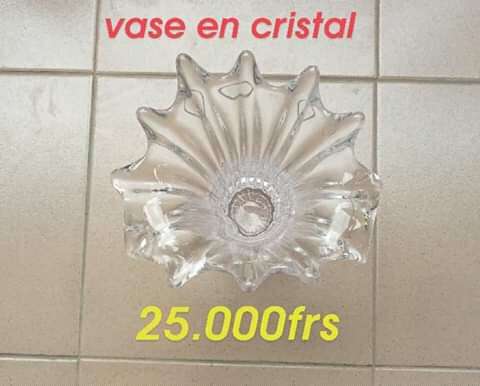  Vase en crystal