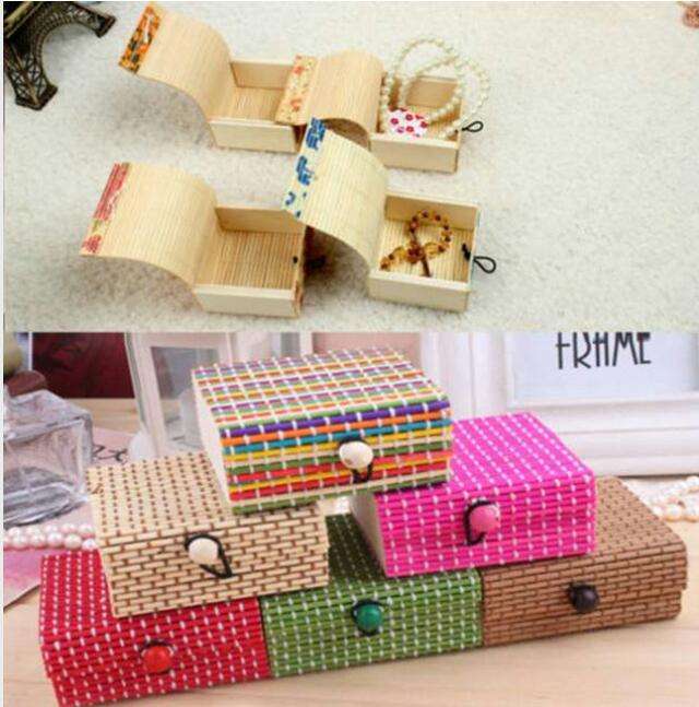  Boîte à bijoux en bambou