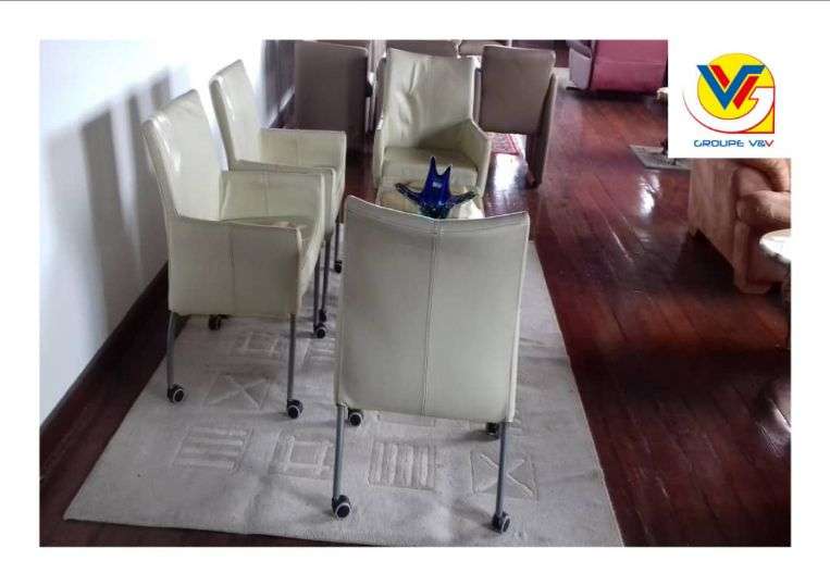  Fauteuils clubs en cuir 100 %