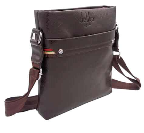  Promo sacoche bandoulière homme en cuir 