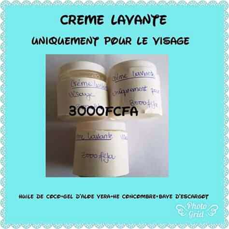 Crème lavante (uniquement pour le visage)