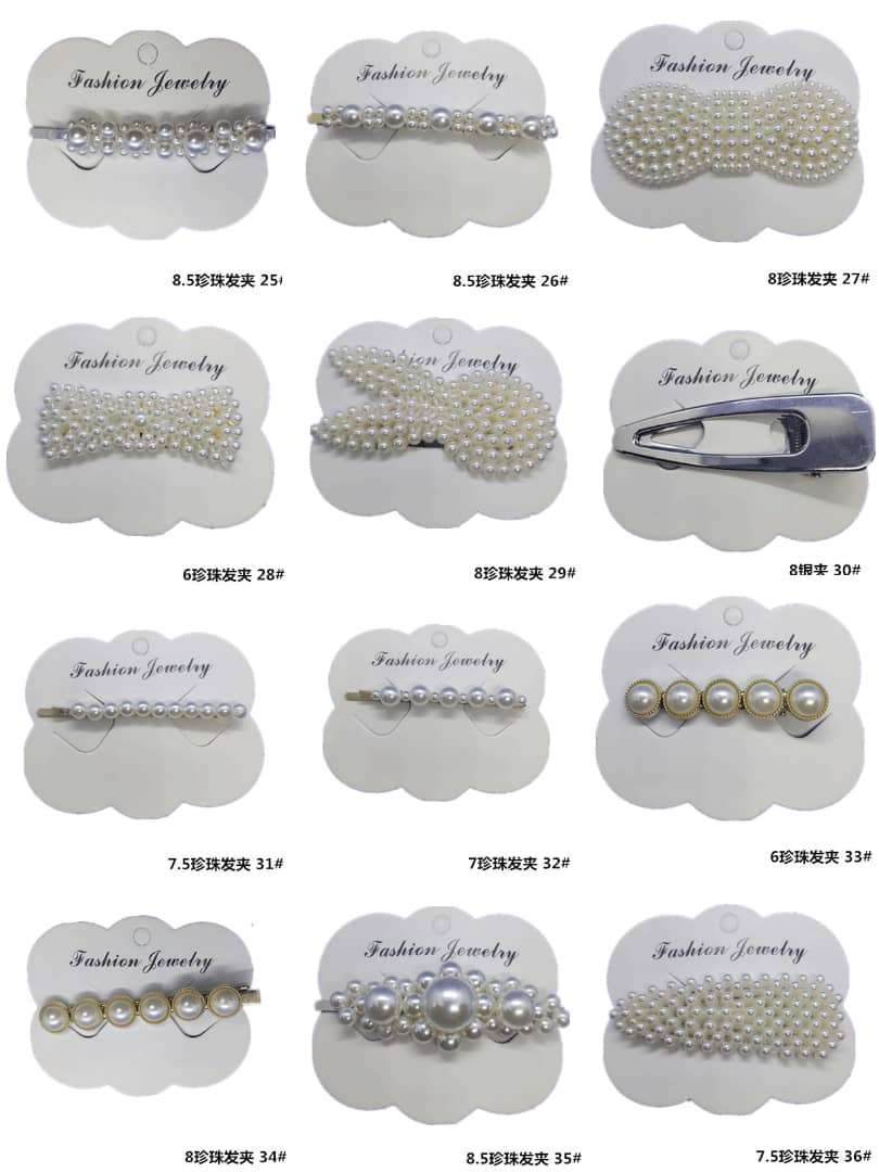  25 pieces de barrettes