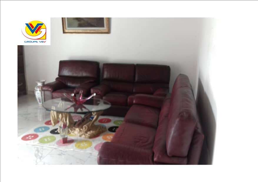  Salon en cuir 100 %