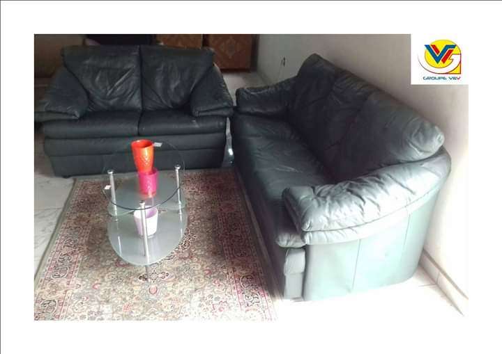  Salon en cuir 100 %
