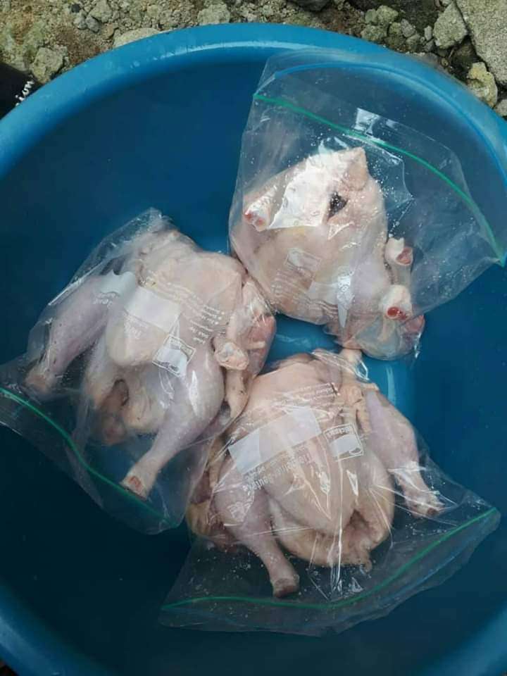  Poulet de chair nettoyée 