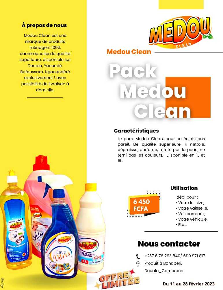  Pack medou clean
