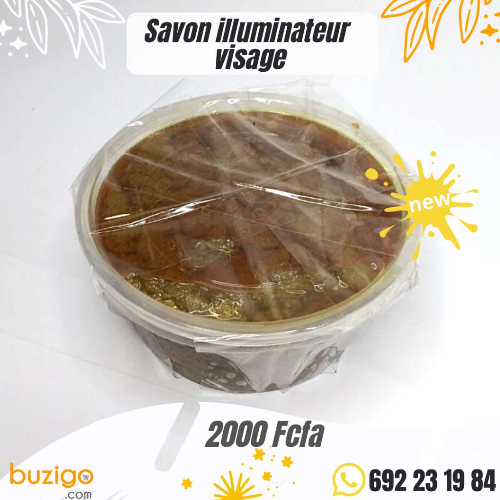  Savon illuminateur visage