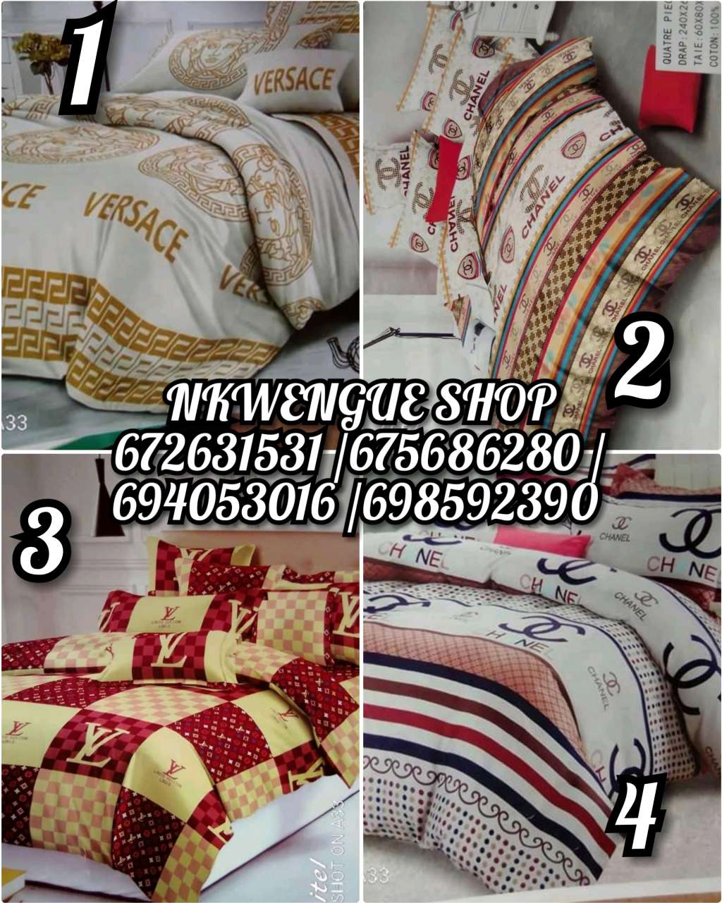  Draps 4places 100 %coton 