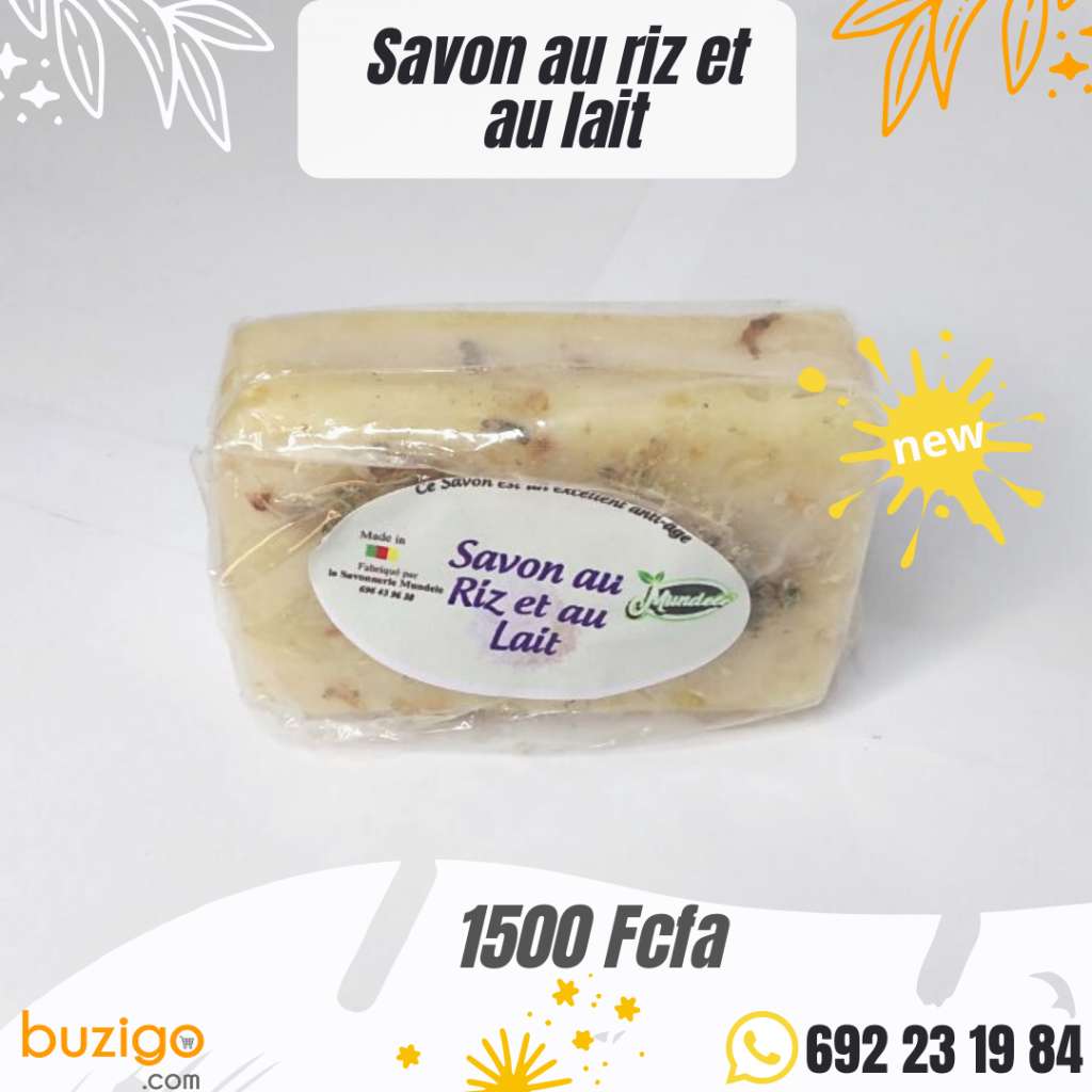  Savon au riz et au lait