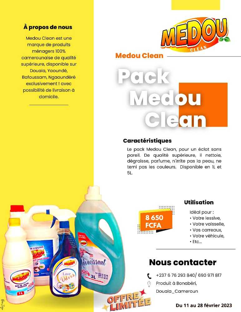  Pack medou clean