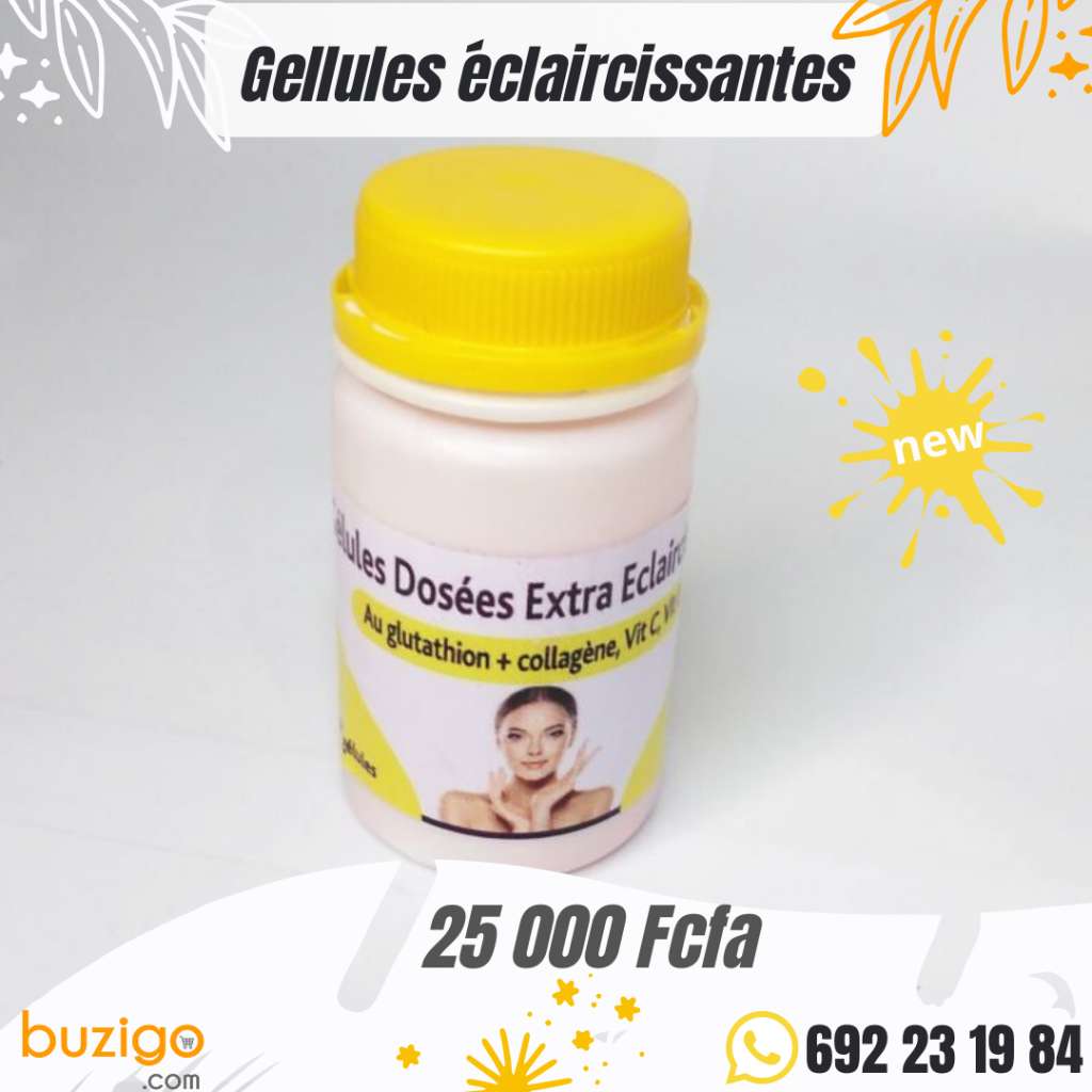  Gélules éclaircissantes