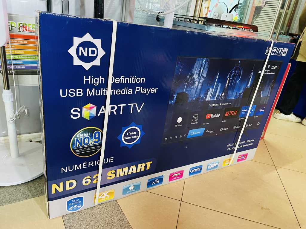  Écran ND 62’’smart 270.000fcfa