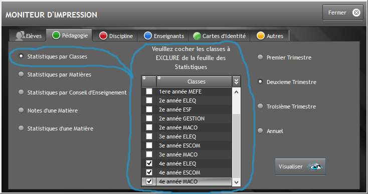  Logiciel de gestion des Bulletins de Notes scolaires, Cartes d'identité, Livrets scolaires, statistiques pédagogiques et disciplinaires