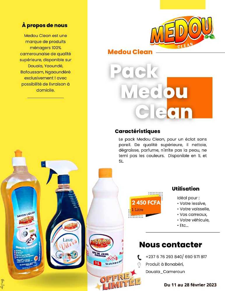  Pack medou clean