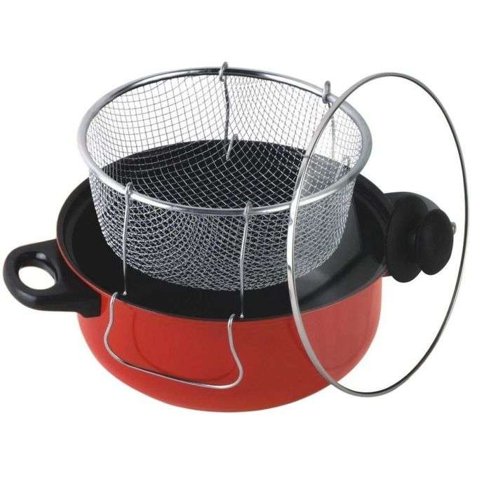  Friteuse manuel avec couvercle 26 cm