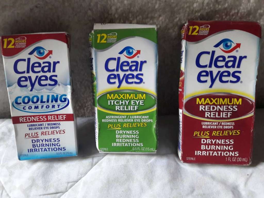  Soins Clear Eyes pour sècheresse oculaire